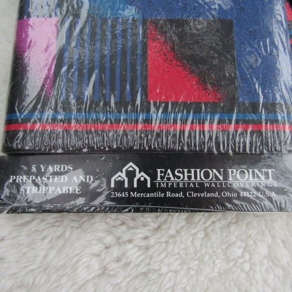 80s Wallpaper Border Performance by Springs Coordinated Borders USA 3-Pack - Picture 5 of 13